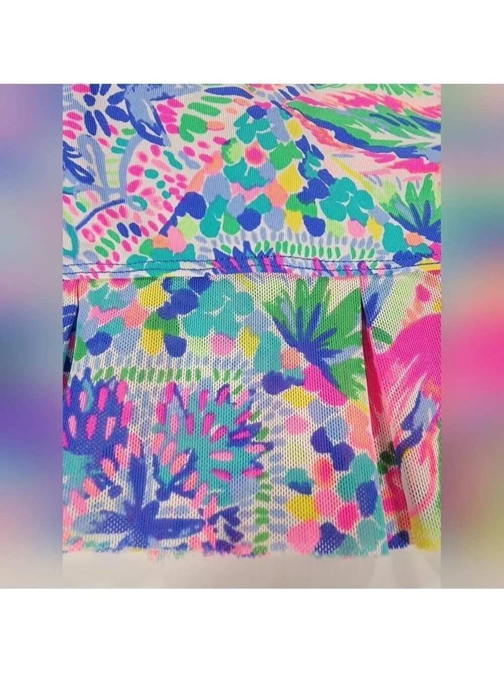 Lilly Pulitzer Luxletic Meryl Azelie Skort Dancing On The Deck Rare Womens Small